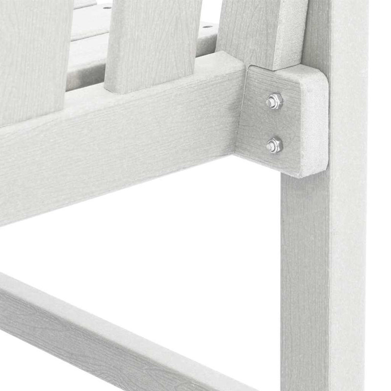 Garden Bench HDPE, White