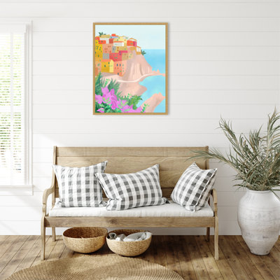 Cinque Terre by Petra Lizde Framed Canvas Wall Art Print