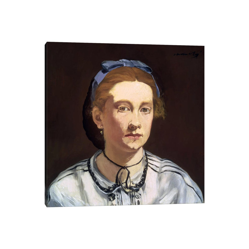 Victorine Meurent by Edouard Manet - Wrapped Canvas Gallery-Wrapped Canvas Giclée, 66.04 cm H x 66.04 cm W x 1.91 cm D