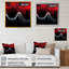 Abstrait contemplatif rouge et noir - impression-88520060-88520067
