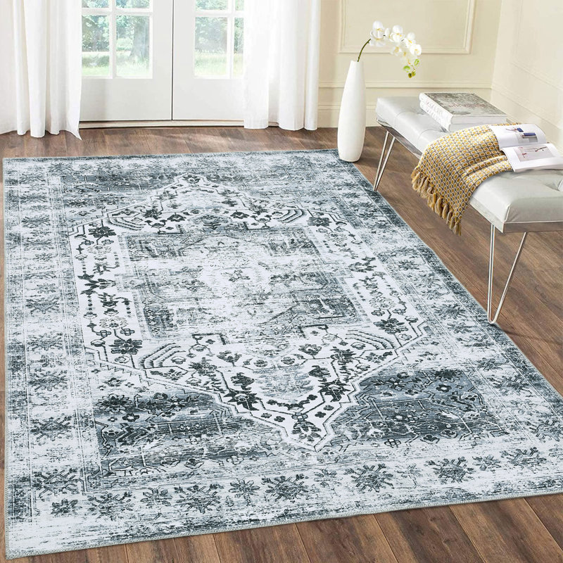 Tapis Alceo avec envers antidérapant, Rectangle 5 pi x 7 pi