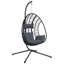  Grandes housses amovibles en rotin anthracite