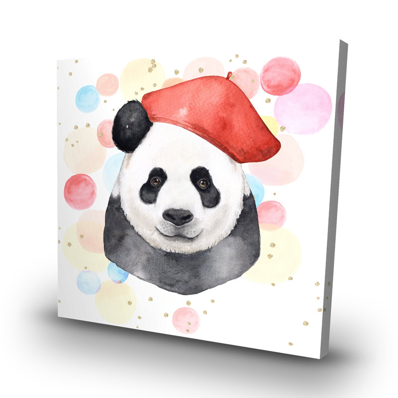 Artist panda - 32"x32" art on canvas