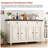 Saskia 4-Door 3-Drawer Sideboard With Farmhouse Design-181564881