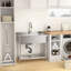 Grand lavabo simple en acier inoxydable de 21 po x l 36 po x H 35,5 po