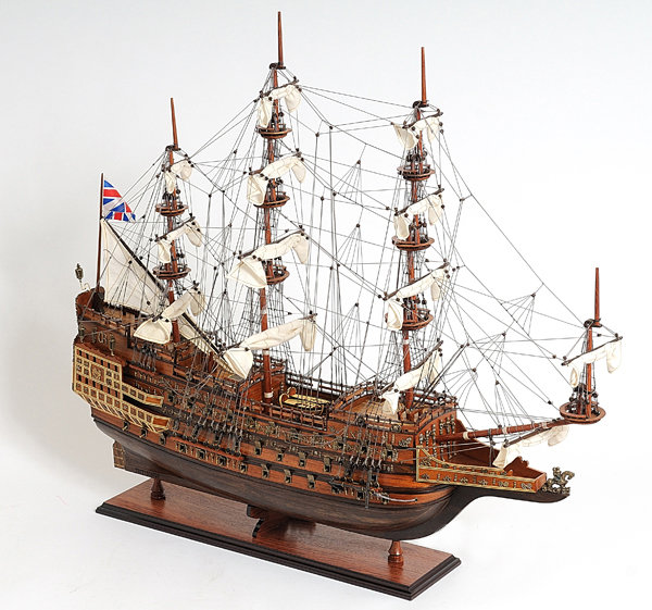 Sovereign of the Seas Mahogany and Cedar Wooden Model Ship