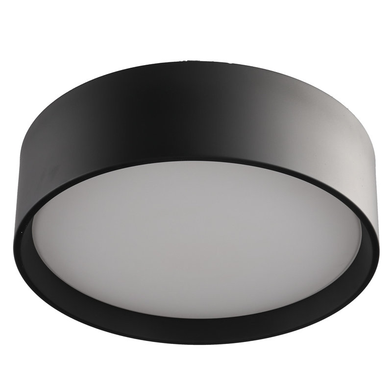 Cady Acrylic LED Flush Mount, Black