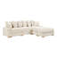 Canapé modulaire avec 2 repose-pieds-406993560