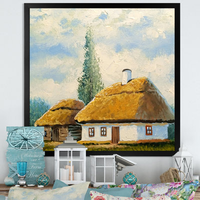 Maison traditionnelle dans le village VII - Peinture