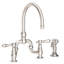 Chesterfield Kitchen Bridge Faucet with Side Spray-1148942502-1148942503