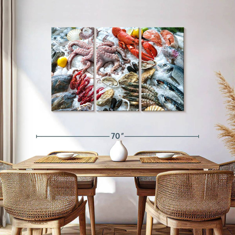 Fresh Seafood Platter, 36" H x 57" W