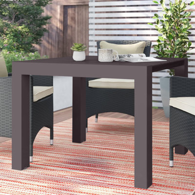Dubuc Extendable Plastic Dining Table by Red Barrel Studio