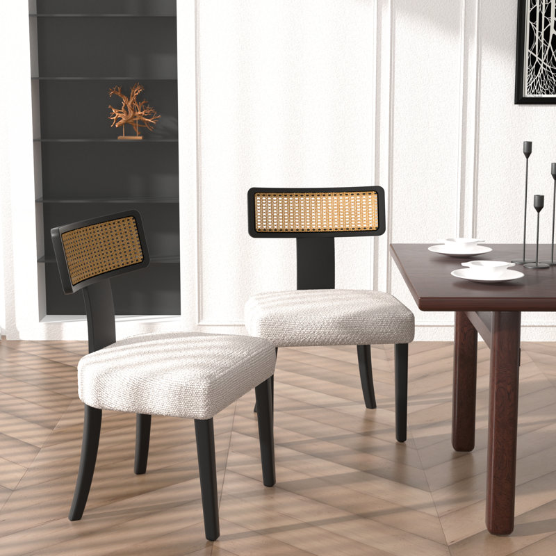 Solid Dining Chair, Black