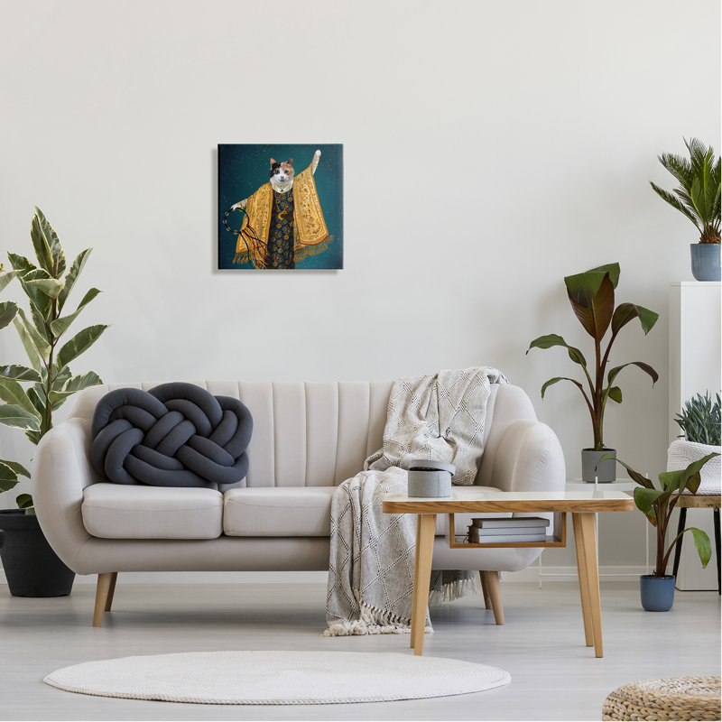 Impression sur toile tendue, "Boho" par House Of Rose, H 17 po x l 17 po x P 1,5 po
