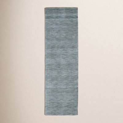 Kaden Smoke Hand-Woven Wool Shag Rug