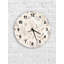 Horloge murale beige en verre trempé floral, décoration murale botanique élégante, idée de cadeau de pendaison de crémaillère unique, horloge murale art moderne, horloge de bureau-295767962-295767965