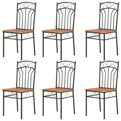 44 cm H Slat Back Dining Chair