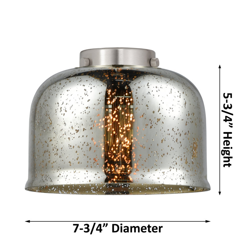Éclairage pour meuble-lavabo à 2 lumières à intensité variable Arlester, Plaqué couleur fumée, Laiton antique