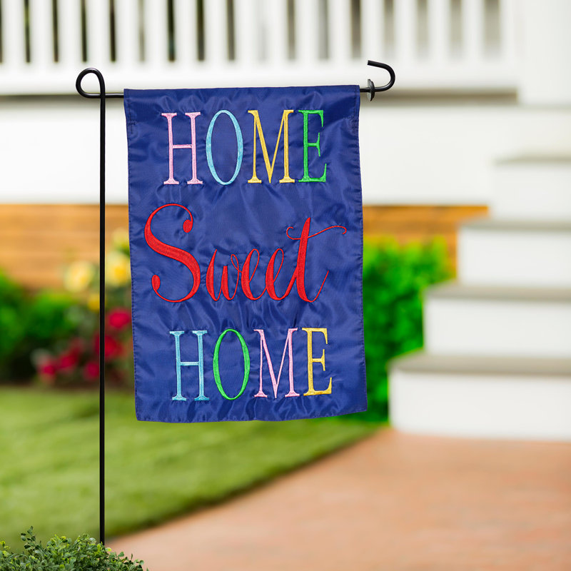 Drapeau de jardin Home Sweet Home