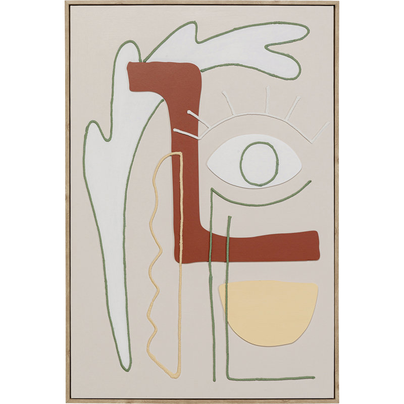 Art Eye Right Art Print on Canvas