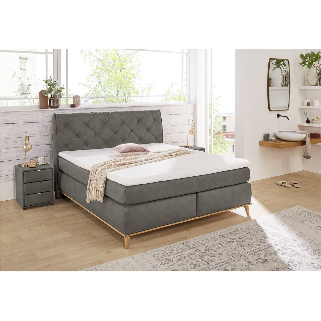 Boxspringbett Rodovre mit Topper