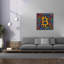 «Epic Graffiti», "Bitcoin Maze" par Rich Monet, art mural sur toile, 37 po x 37 po