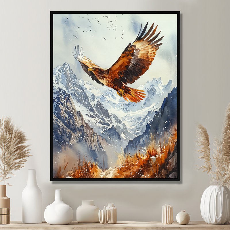 Hattiesburg - Animals Wall Art Living Room, Noir, Impression encadrée flottante, H 20 po x l 12 po