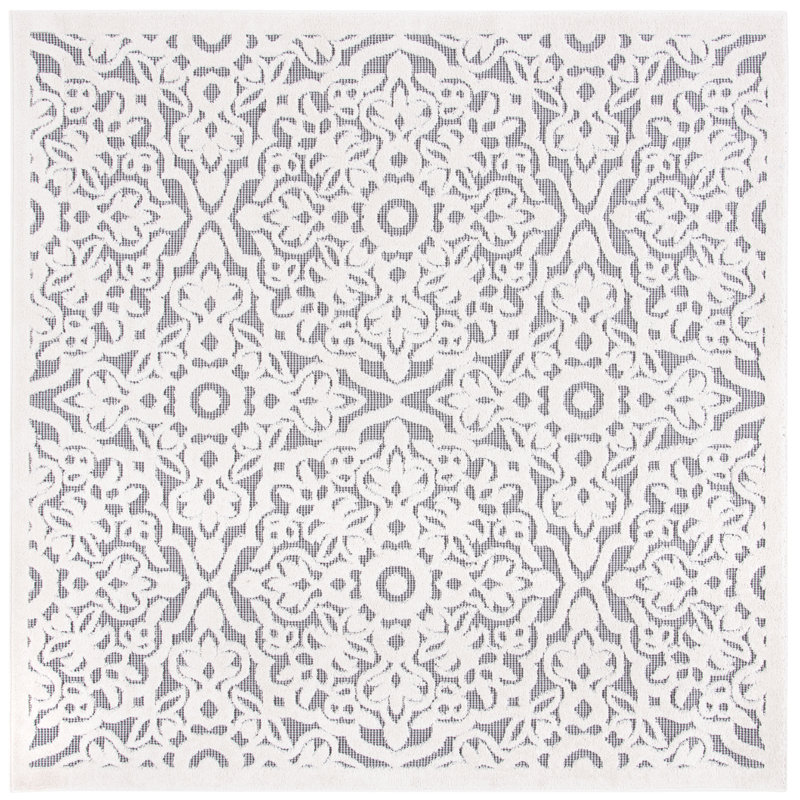 Sprague Performance Floral Rug, Square 6'7"