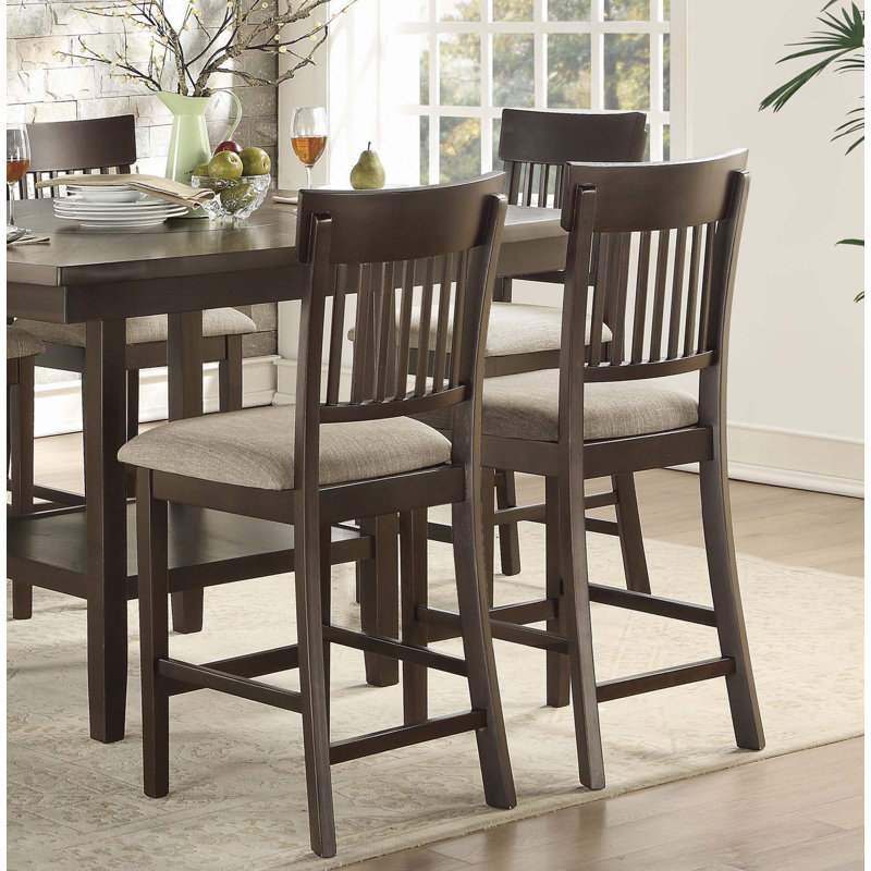 Counter Height Chairs 2Pc Set