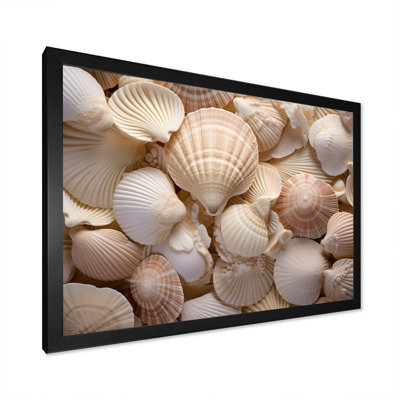 Beige palourde, coquillage, symphonie I - impression