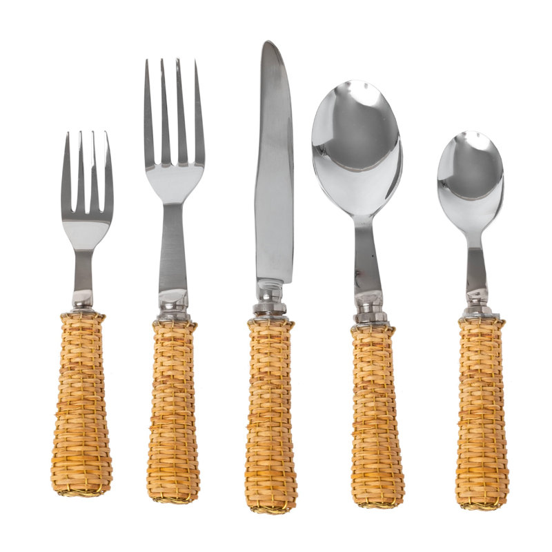 Bayou Breeze Merida Stainless Steel Flatware Set