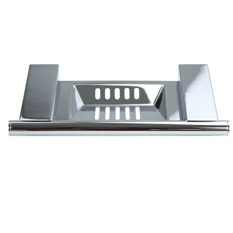 Plat à savon en acier inoxydable Maddox, Chrome poli