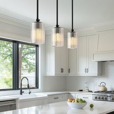 Buster 1 - Light Matte Black Single Pendant(3-Pack)
