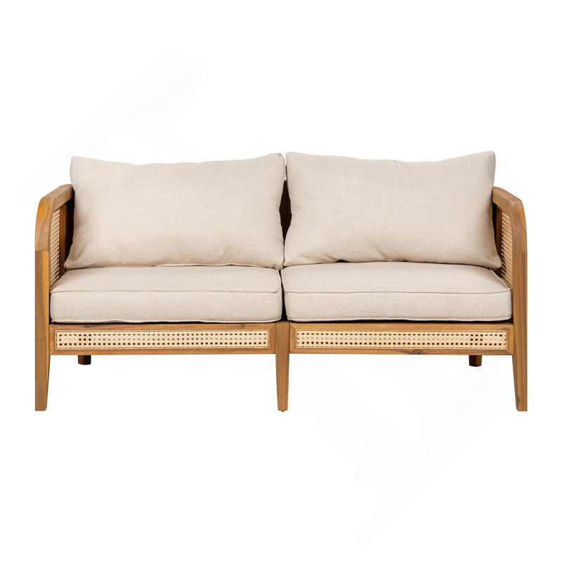 Outdoor Patio Cushioned Sofa