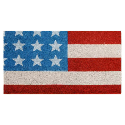 Non-Slip Independence Day Outdoor Doormat