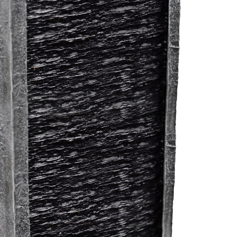 Teamson Home 98 cm Contemporary Outdoor LED Waterfall Fountain with Pebble Base, Gray/Black