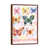 Classic Brown Wood Floater Framed