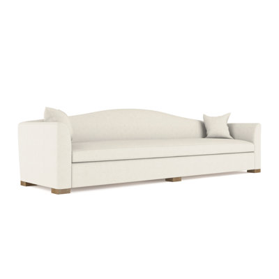 Horatio Camelback Taper Curved-Arm Loveseat