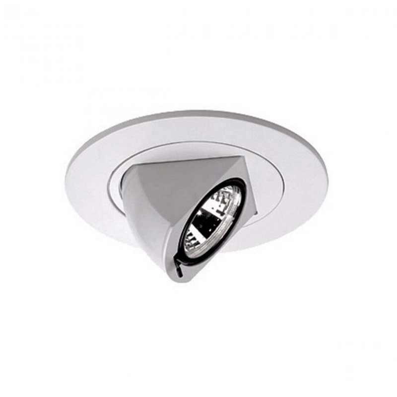 3.44'' White Adjustable Recessed Trim
