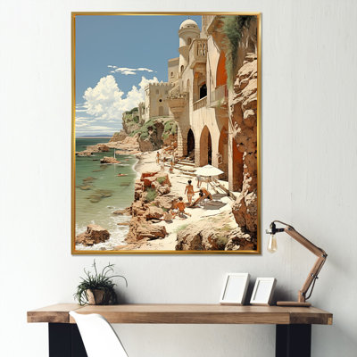 " Beach French Riviera Reverie "