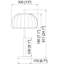 Lampe de table en bois massif Sochi