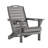 Outdoor Adirondack Chair Weather-Resistant HDPE Foldable Fire Pit Chairs With Cup Holder-111030212