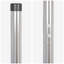 Vidaxl Fence Posts 2 Pcs Powder-Coated Steel-116846626-116846615
