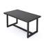 Table de salle à manger avec base à tréteaux-107238435