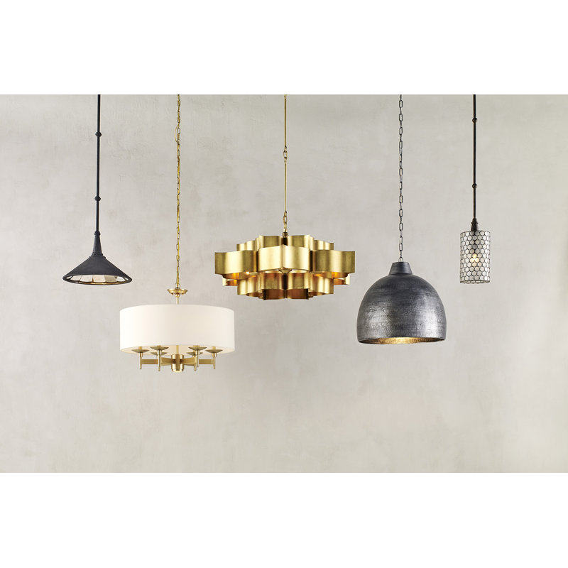 Luminaire suspendu en forme de dôme à 1 lumière Earthshine