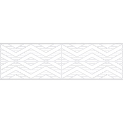 28.25'' H x 94.5'' W x 0.375'' D Expanded Cellular PVC Wainscot Paneling