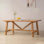 Japanese style all solid wood dining table