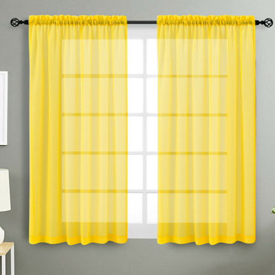 Dima Sheer Curtain Pair