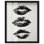 «Kiss Fashion Art Shadowbox Print» par Art Remedy