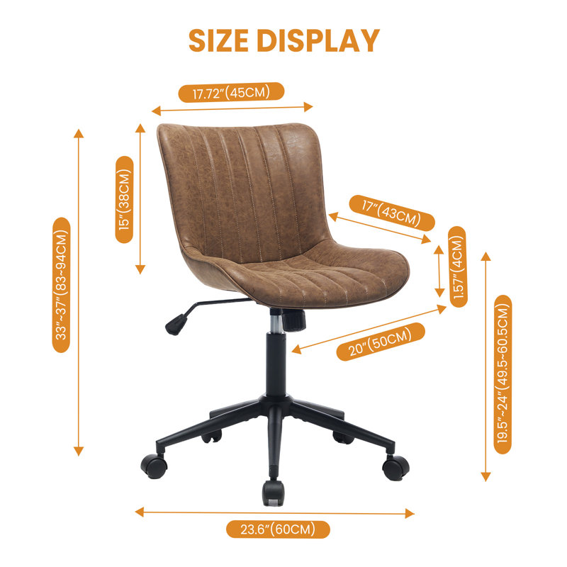 Office Chair, Brown